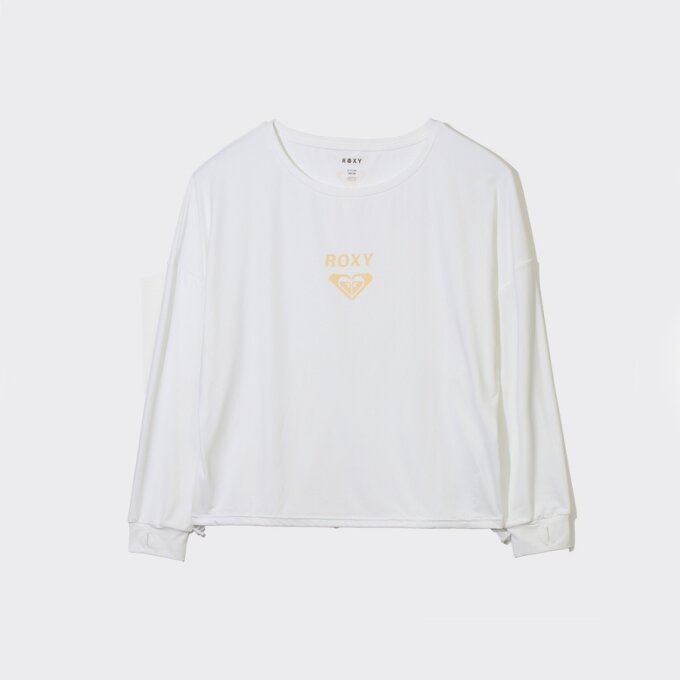 록시 UPF50+ 루즈 긴팔 래쉬가드 RF21RS069_WHT