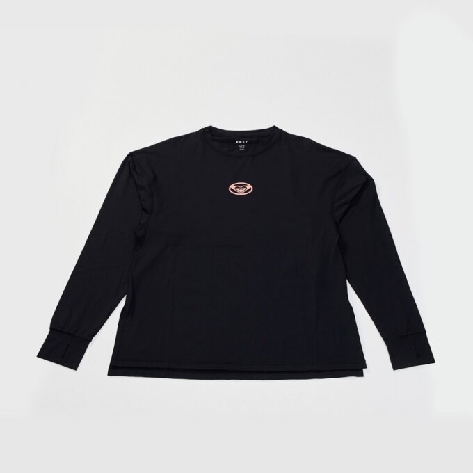 록시 UPF50+ 루즈 긴팔 래쉬가드 RF21RS068_BLK
