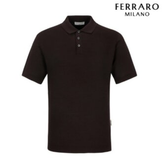 베이직 티에리 반팔 니트 브라운 AMSETS20157