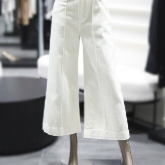 알렉시스앤 와이드 부츠컷 면 데님팬츠 AEM5NSDP309S