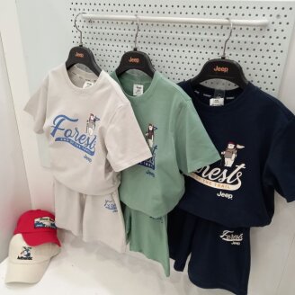 포레스트 곰돌이 셋업 KQ2TSU161 KQ2TPU961