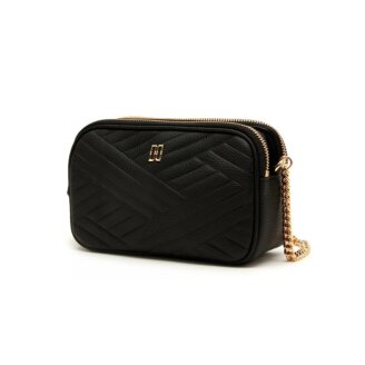 블랙 칼라일 엠보 가죽 골드DD 크로스백 DCWA5F217