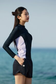 러쉬 2부 레깅스 팬츠 A5BL1PW06BLK