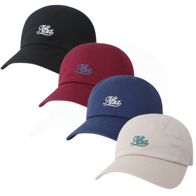 필기체 자수 SOFT BALL CAP 모자 N255AP261P