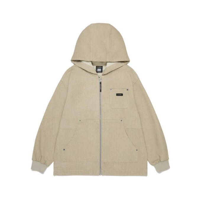 K253UJP820 어드벤처 후디 풀집업 점퍼 L/BEIGE
