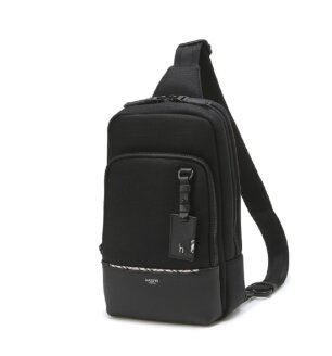 [백화점BEST]블랙 라인배색 슬링백(HJBA5F063BK)