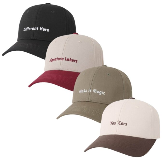 BOS 슬로건 레터링 HARD BALL CAP 모자 N255AP461P