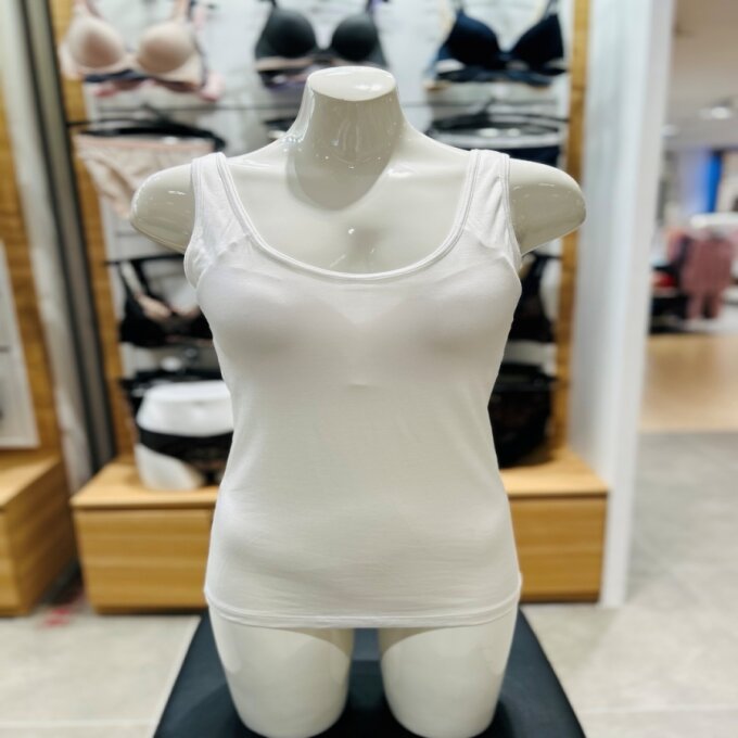편안한 캡내장 런닝 면스판 브라탑 아이보리 XXWRA044