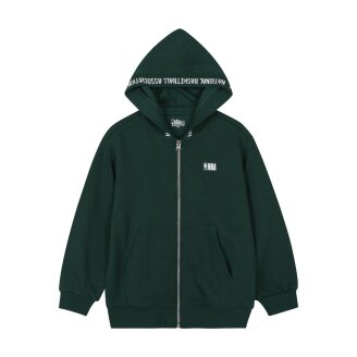 자카드 포인트 후드집업 GREEN K233TJ020P