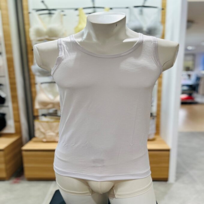 인견 BASIC 화이트 남자 민소매 쿨런닝 여름런닝 XXMRB001
