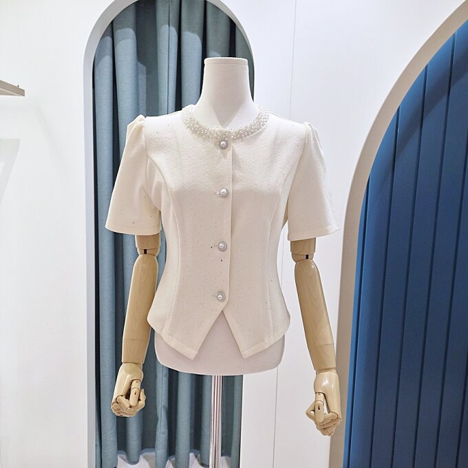 진주 포인트 라운드 자켓 SG08JK202