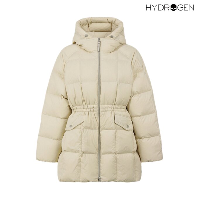 여성 롱기장 벨티드 다운 자켓 H21E4JD206_IV