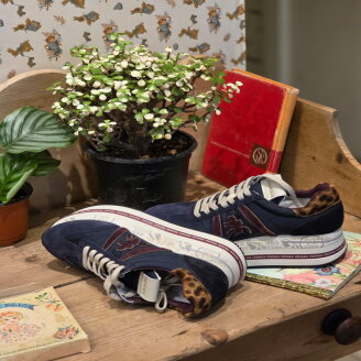 프리미아타 [25FW][BETH] 네이비 여성 베스 스니커즈