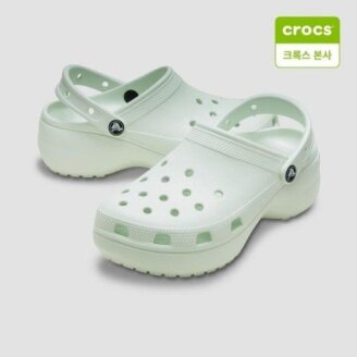 클래식 플랫폼 클로그 우먼 민트틴트 206750-3YF