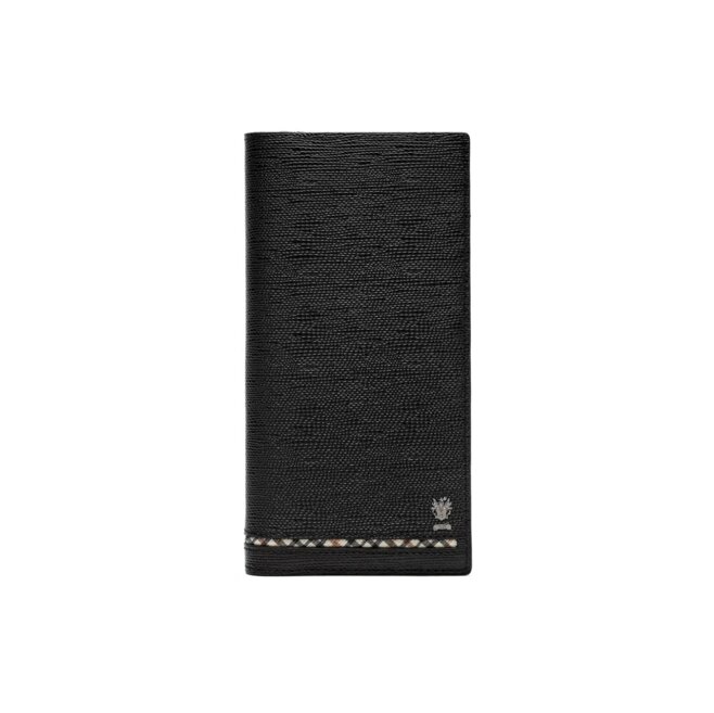 블랙 체크 라인 포인트 장지갑 DBWA6E621