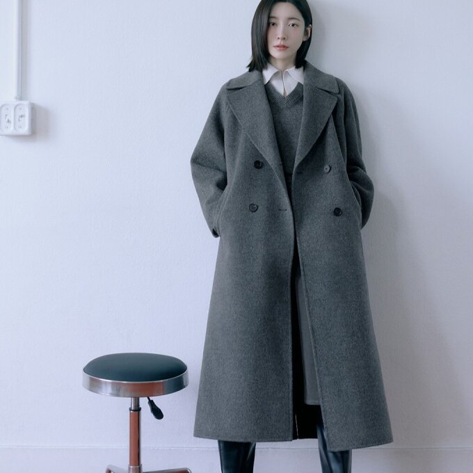 핸드메이드 더블 코트