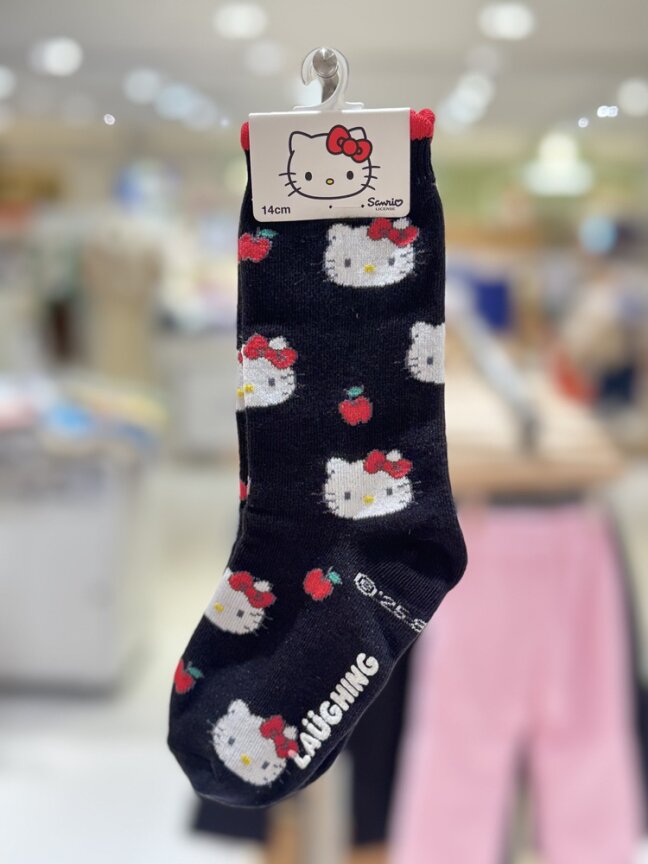 헬로키티 롱레귤러 삭스 BK
