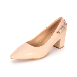 여성크리스탈 양가죽 투웨이 펌프스 베이지 516522151QR