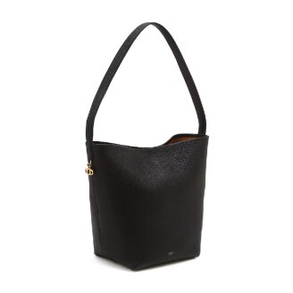 [PANIER] 블랙 레더 파니에 버킷백 L (AABA6E200BK)