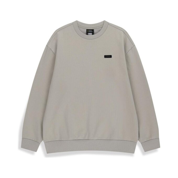 K254USW210 어드벤처 백그래픽 맨투맨 GRAY BEIGE