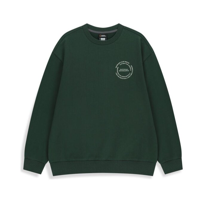 K254USW210 어드벤처 백그래픽 맨투맨 D/GREEN