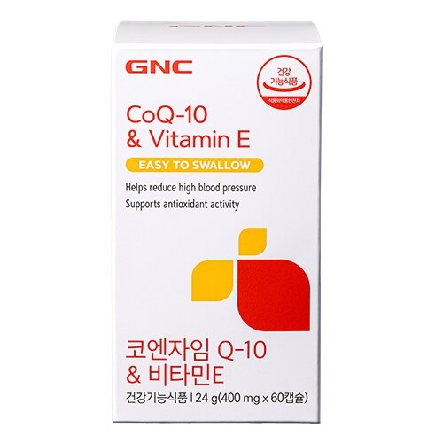 GNC 코엔자임Q-10 & 비타민E
