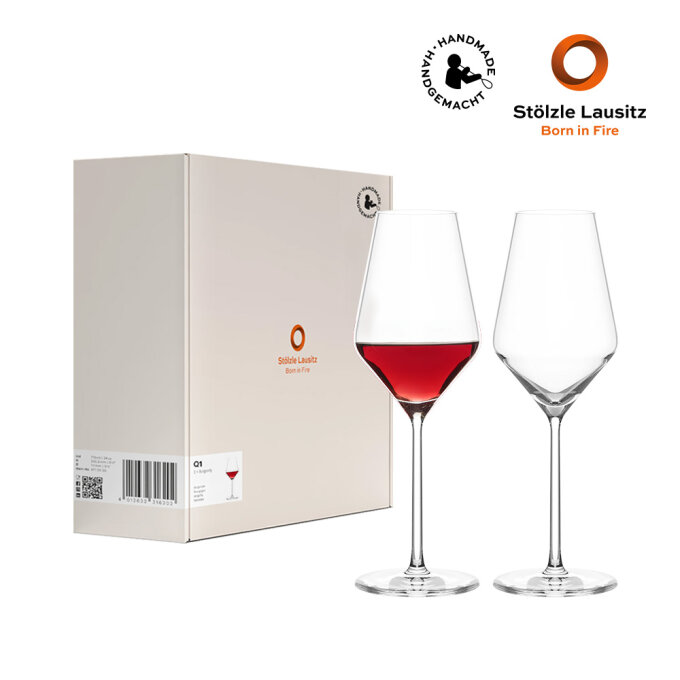 Q1 핸드메이드 키안티 레드 와인잔 (400ml) 2p