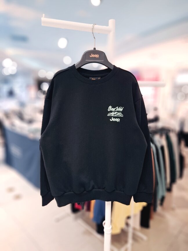 스테이 와일드 맨투맨 KR1TSU895 BK
