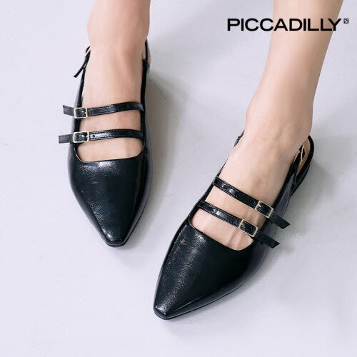 279033 슬링백 블랙페이턴트 2.5CM (279033BLACKP)