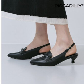 740025 슬링백힐 블랙 4CM (740025BLACK)