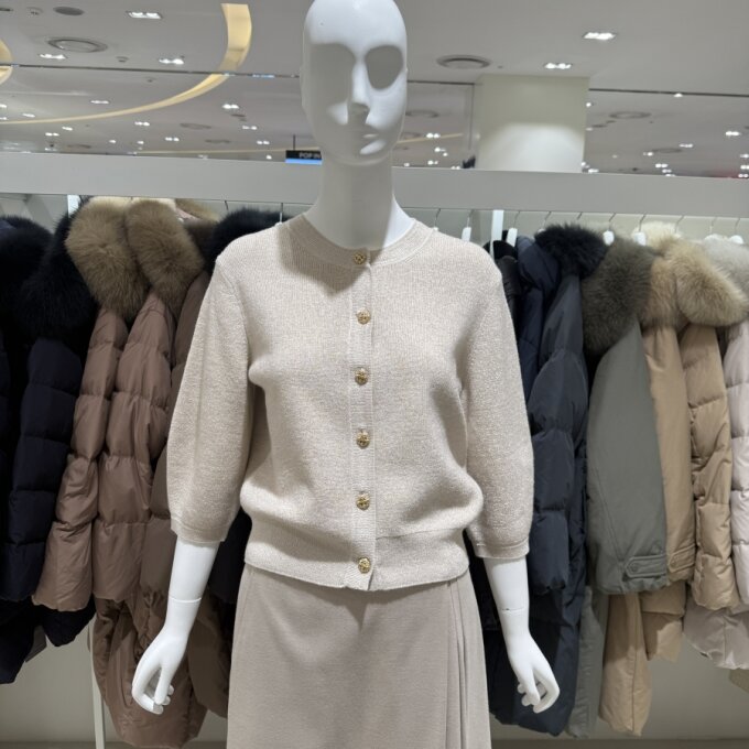 단추포인트 카디건111