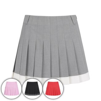 여성 베이직 컬러 플리츠 큐롯 스커트 521F1PC201