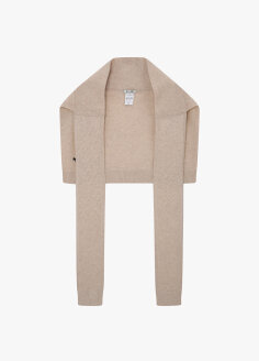 클래식 니트 레이어드 숄 (EMQ1KMF010)