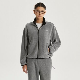 W 코지 플리스 집업 (SEMI OVER FIT) NBMDG1W222 CH