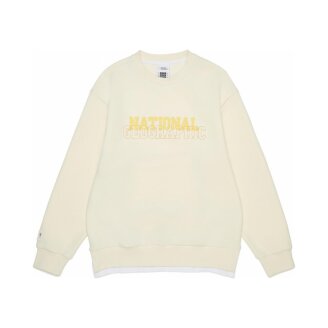 K261USW920 레터링 그래픽 맨투맨 CREAM