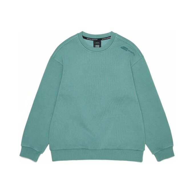 K261USW830 어드벤처 피그먼트 맨투맨 TEAL
