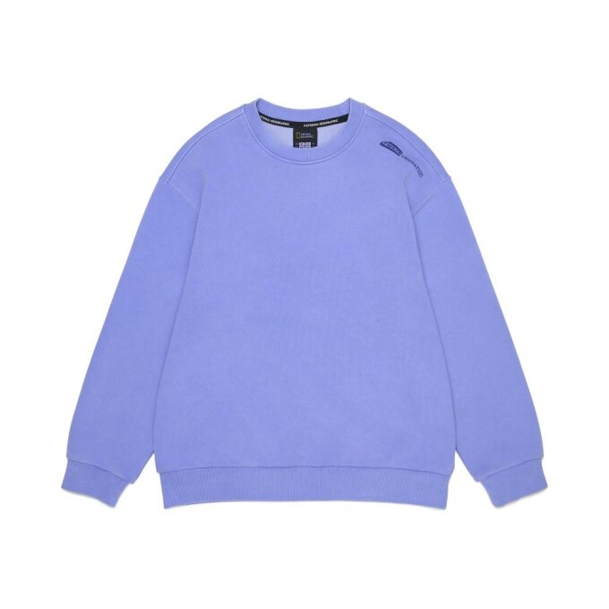 K261USW830 어드벤처 피그먼트 맨투맨 VIOLET