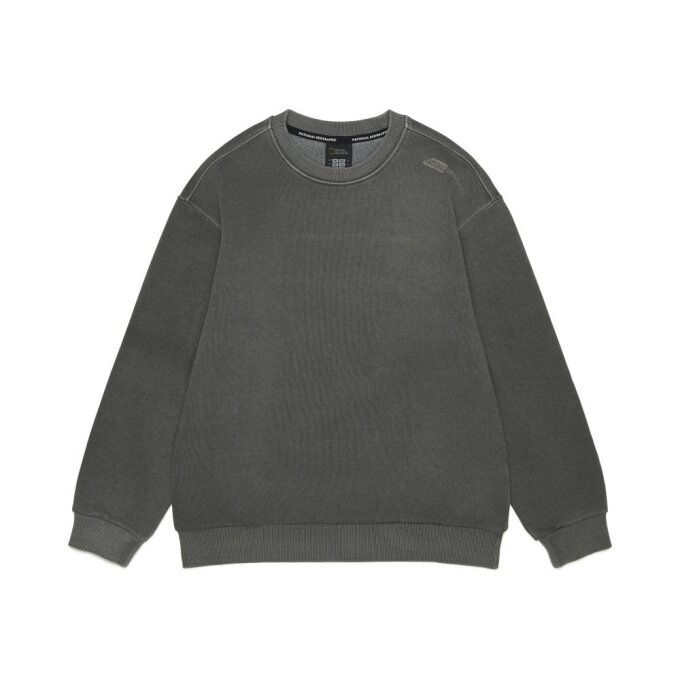 K261USW830 어드벤처 피그먼트 맨투맨 D/GREY