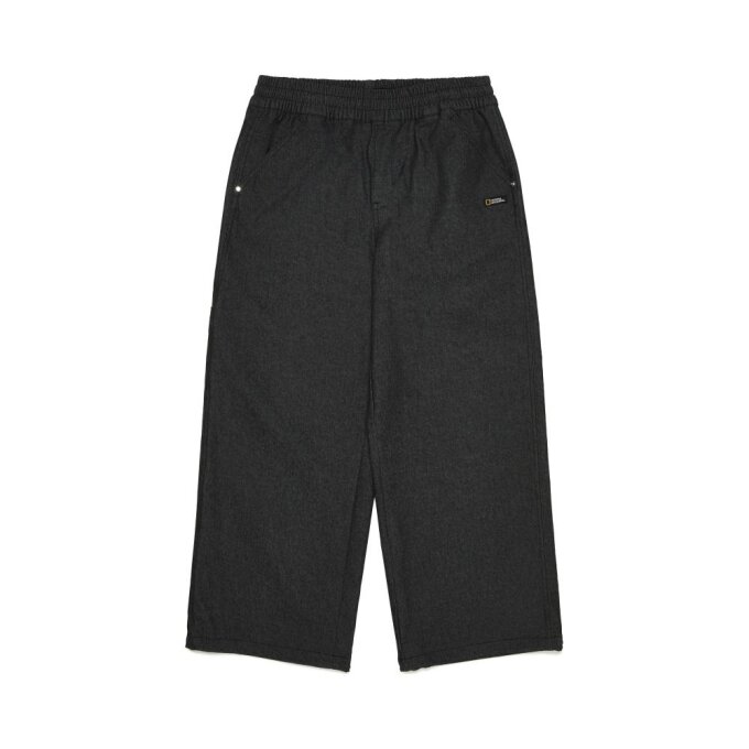 K261UPT030 우븐 루즈핏 팬츠 CARBON BLACK