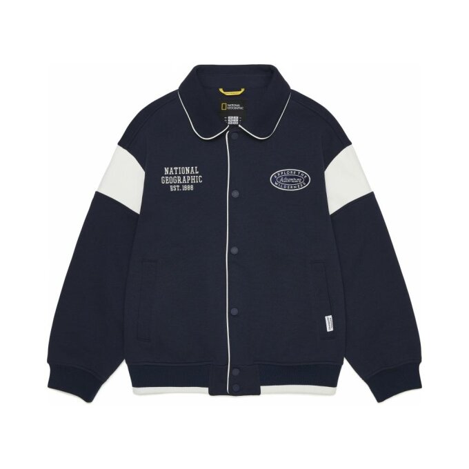 K261UJP920 저지 카라 자켓 NAVY