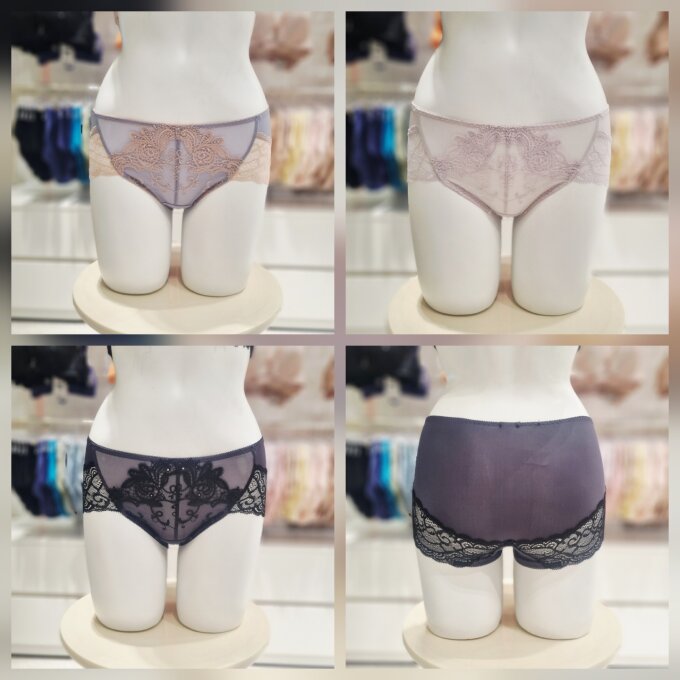 꾸뛰르 패치자수 레이스팬티 BP984A