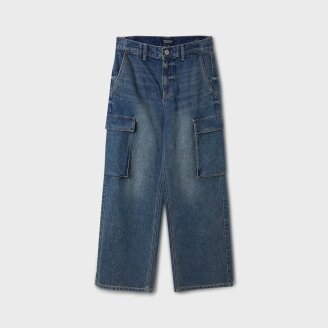 Denim Cargo Pants(F) WHTJF2451F*