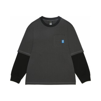 K261UTS010 레이어드긴팔 티셔츠 D/GREY