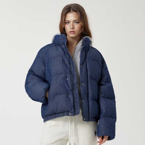 Denim Puffer Padding / WHJPF4V16F(여성)