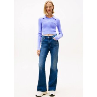 여성 실비아하이라이즈플레어데님팬츠 T32G0NEF50TWT11BK