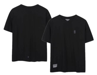 베이직 스몰로고 고중량 반팔 티셔츠 (블랙) 262TS011P