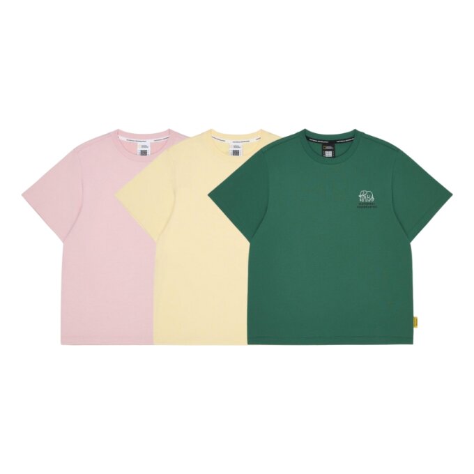 KIDS 동물 실루엣 반팔 티셔츠 K265UTS050