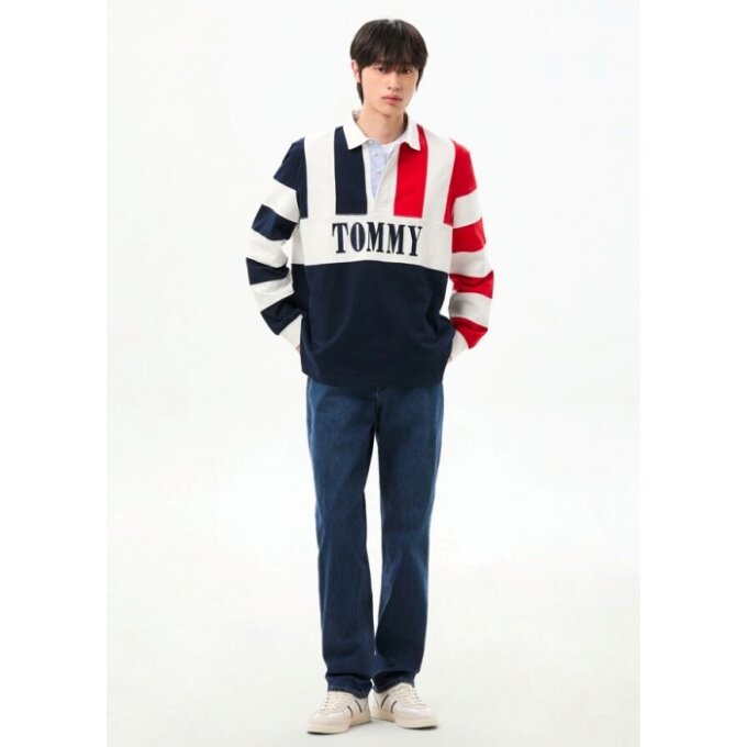 남성 스캔톤 슬림 핏 데님 팬츠 T32G0NES02TML11BK