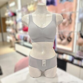 퓨징 심리스 무봉제 브라 팬티 세트  BR1841ABP1848A-GREY