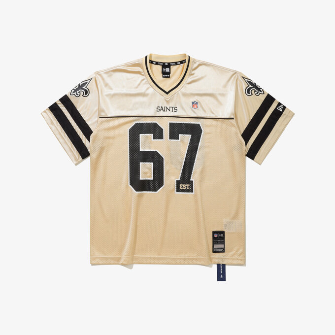 NFL 뉴올리언스 세인츠 팬 웨어 티셔츠 골드 (14954659)